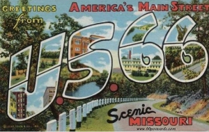 US 66 Postcard